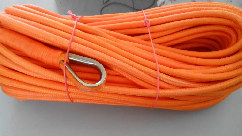 12 мм x 50 метров синтетический трос для лебедок с двойной оплеткой UHMWPE | Автомобили