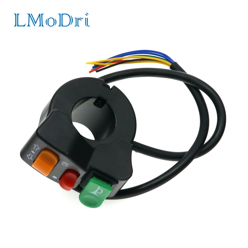 : LMoDri мотоцикла 7/8 руль звукового сигнала поворота головки светильник луч