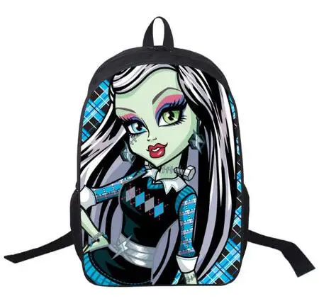 2018 женские сумки moive Monster High Рюкзак Студенческая школьная сумка для девочек и
