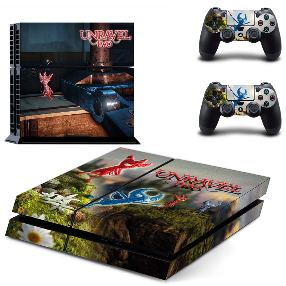 Игровая станция 4 наклейка для PS4 разворачивает две наклейки Для приставка Сони