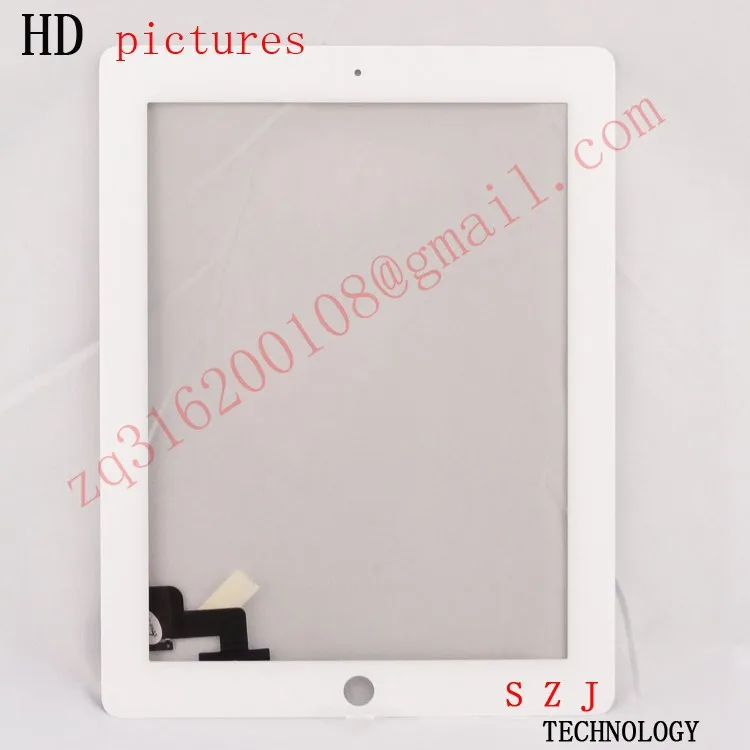 Новинка 9,7 дюйма для ipad 2 ipad2 A1395 A1396 A1397 стеклянный сенсорный экран дигитайзер Сенсорная панель с кнопкой