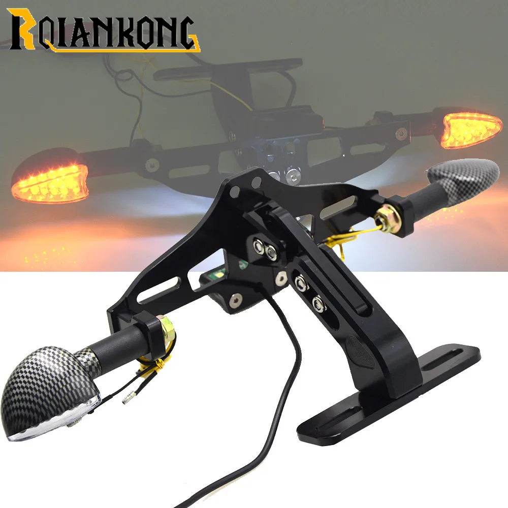 

Двигатель номерной знак кронштейн номерных знаков индикатор номер кадра пластина для Kawasaki ER6N ER6F ER-6N ER-6F Yamaha FZ6-S2 FZ6 S2 390 125