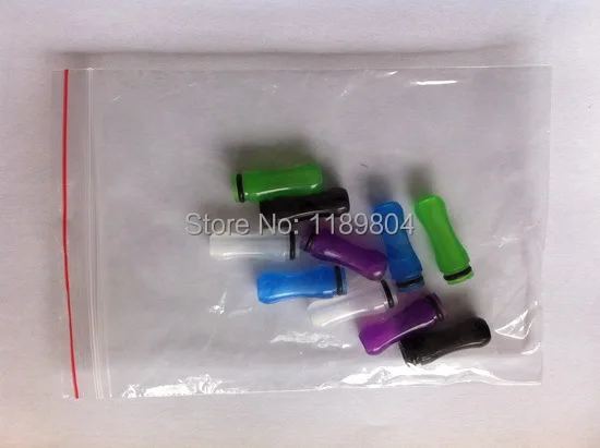 leiqidudu 50pcs e Cigarette EGO Plastic 510 Drip Tips Mouthpiece drip TIP for RDA tip Vivi E Clearomizer|510 tip|drip tip510 mouthpiece |