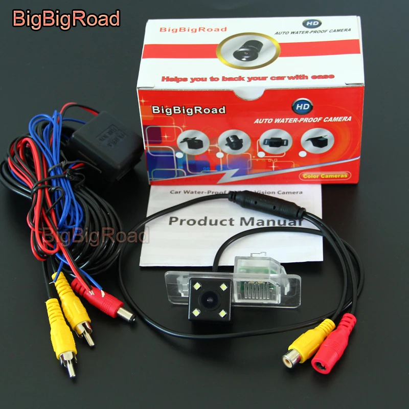 

BigBigRoad Car Rear View Reverse Parking Camera For BMW 3 / 5 / X5 / X4 / X6 2014 2015 3 GT F30 F31 F34 Night Vision Waterproof