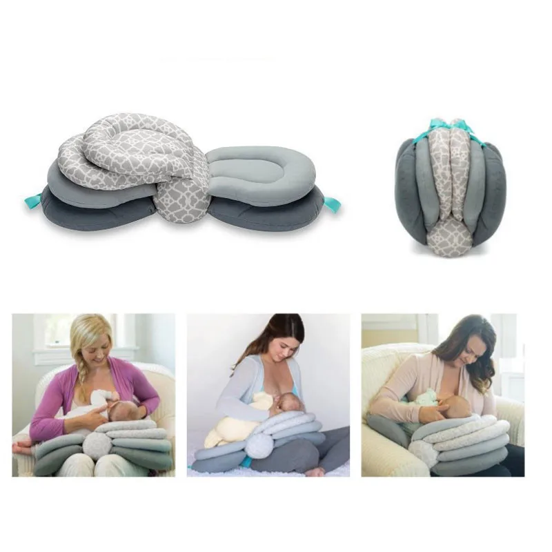 Многофункциональные детские подушки для кормления грудью слоистая моющаяся