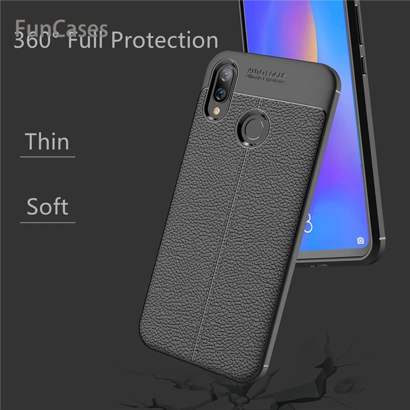 Для huawei Nova 3i чехол силиконовый ударопрочный Роскошный из искусственной кожи с