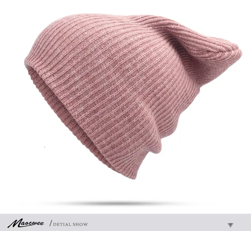 Women Hat Solid Knitted Beanie Winter Hats for Women Mens Ladies Unisex Bone Cotton Spring Autumn Keep Warm Skull Cap
