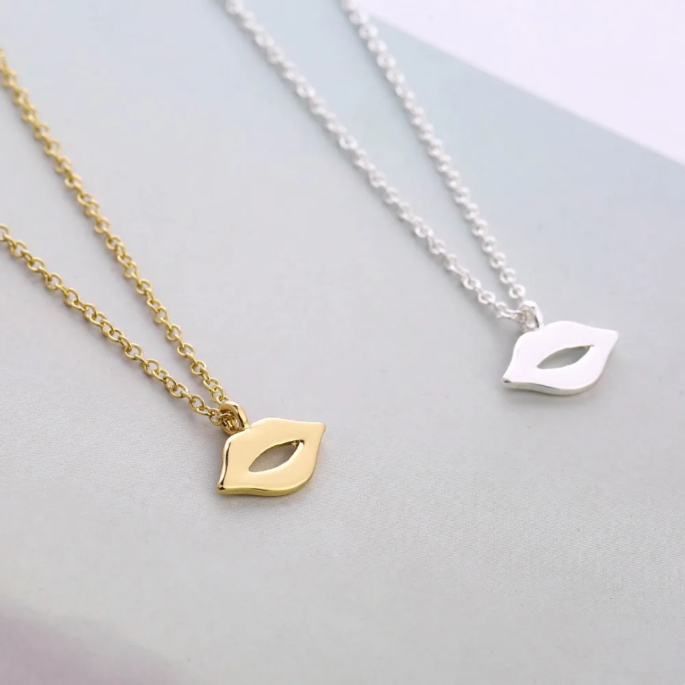 Модные сексуальные ожерелья с губами Женская милая фотография|Ожерелья