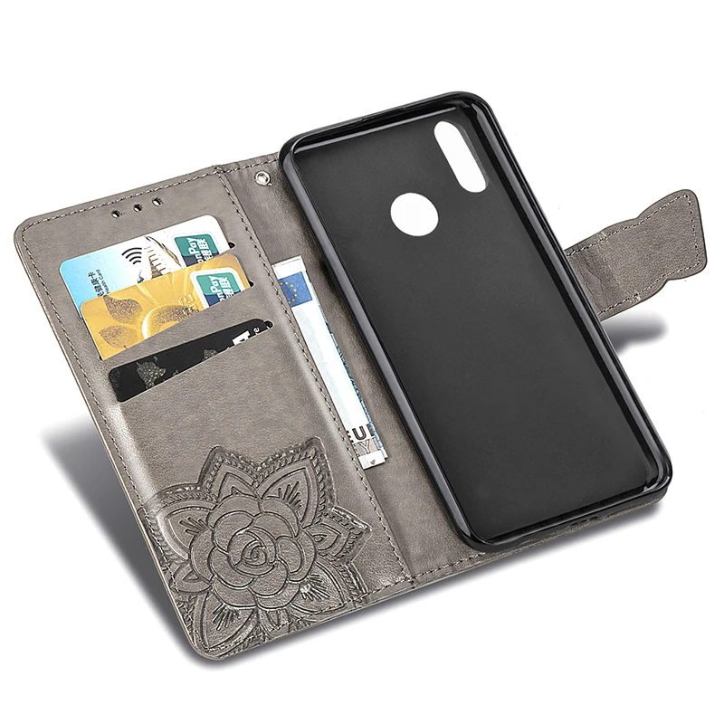 MicroData для huawei Y7 PRO Y6 Pro Y9 2019 кошелек из искусственной кожи флип-подставка крышки