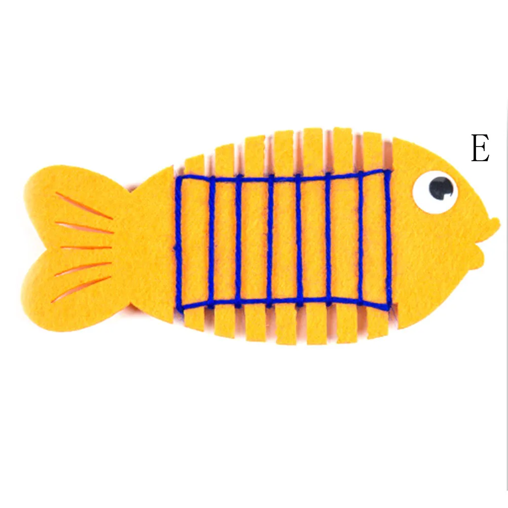 Детский сад обернутый Threading Wear Line Fish ручная Игра Головоломка Развивающие Игрушки