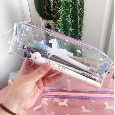 1 шт. кавайный чехол для карандаша Единорог перевернутой трапеции Хэлло Китти