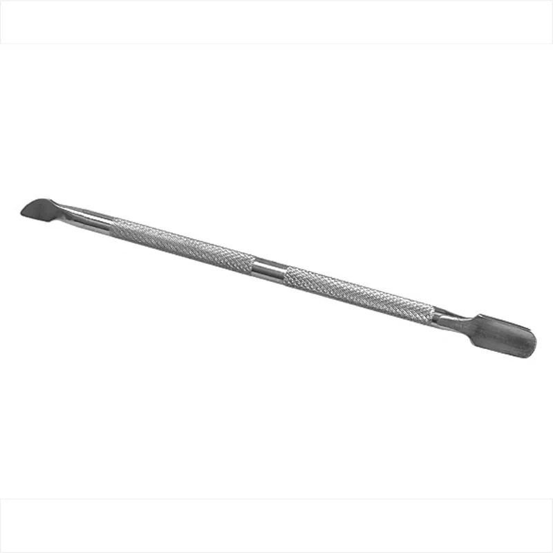 1 шт. двусторонняя пилка для удаления кутикулы нержавеющая сталь|pusher spoon|cuticle