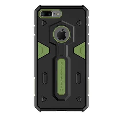 Зеленый Чехол для iphone 6, 6 S, 7/plus, Nillkin Defender, жесткий чехол на заднюю панель, Прочный противоударный+ ТПУ, комбинированный - Цвет: Зеленый