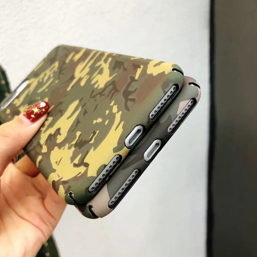YourTribe камуфляж твердый матовый пластик PC чехол для телефона iPhone 6S 6 Plus 7 8 X xs xr max