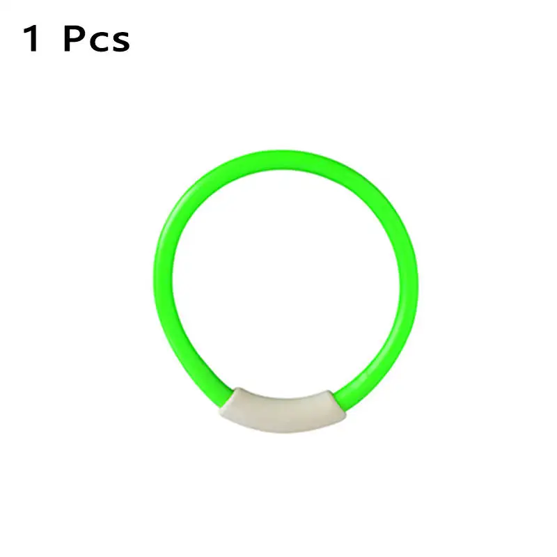 1 Pc green Детская игрушка для плавания, кольцо для дайвинга, водоросли, подводная палка, водная торпеда, ракета, метательные игрушки, летняя игра, плавательный бассейн, игрушки, подарки - Цвет: 1 Pc green