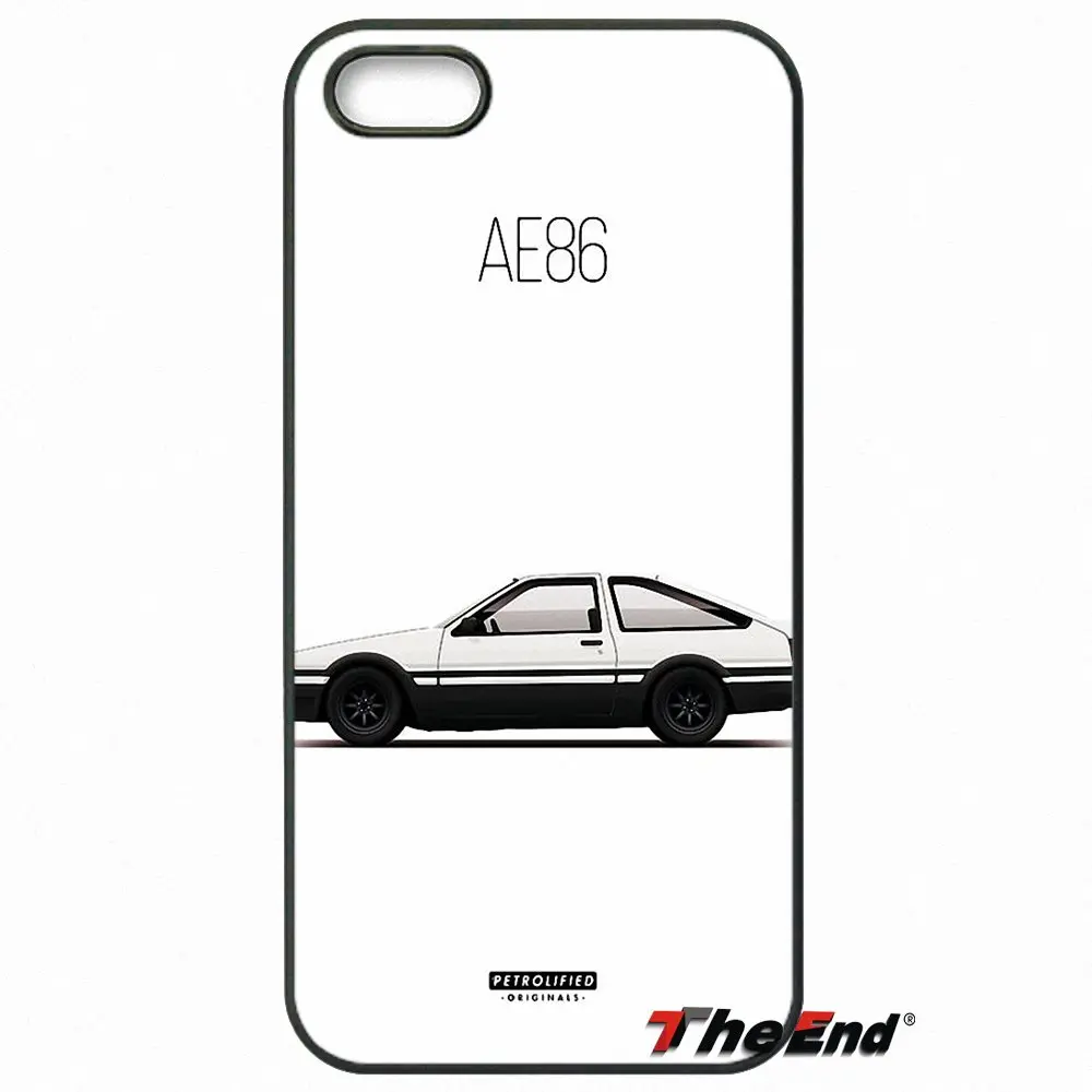 Initial D AE86 модная чехол для телефона iPhone X 4 4S 5 5C SE 6 S 7 8 плюс galaxy J5 J3 A5 A3 2016 S5 S7 S6 край |
