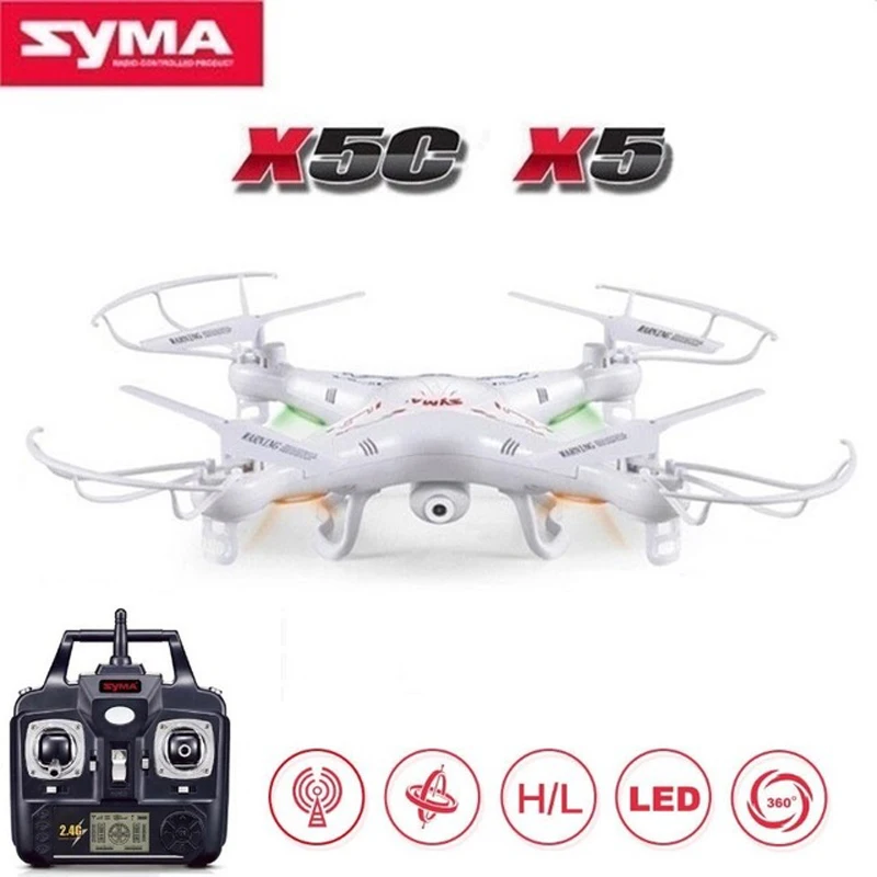 Оригинал Сыма X5C Радиоуправляемый Дрон с 2MP HD Камера 2 4 г 6 оси дистанционного