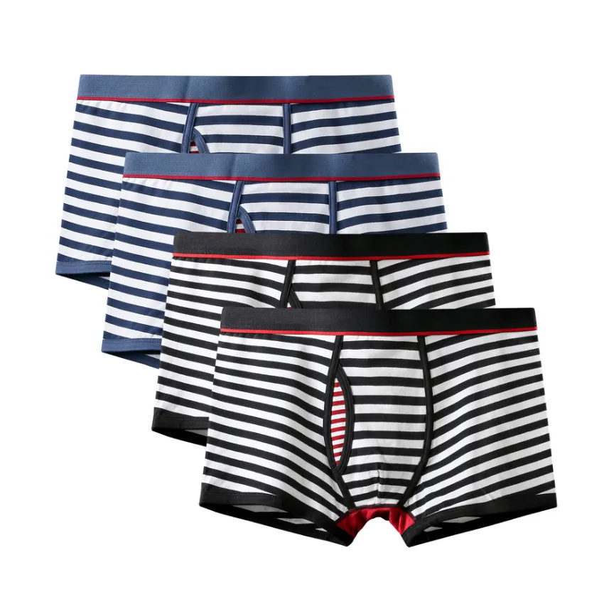 4Pcs A0917 Mix D20 4 шт./лот горячая Распродажа, мужские плавки, новинка Mr Модная стильная качественная хлопковая Мужская Мужские шорты-боксеры, детское белье, трусы мужские дома детское нижнее белье - Цвет: 4Pcs A0917 Mix D20