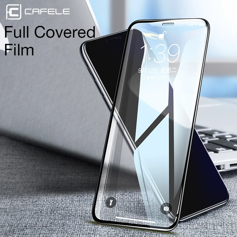 CAFELE 3D полное покрытие закаленное стекло для iPhone 11 Pro Max X XR XS Защита экрана от