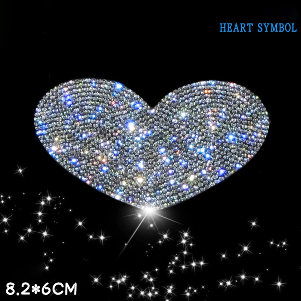 Различные узоры кристаллических автомобильных наклеек s, украшения автомобилей бампер окна ноутбуки багаж Стразы наклейки, белый автомобиль assessoires