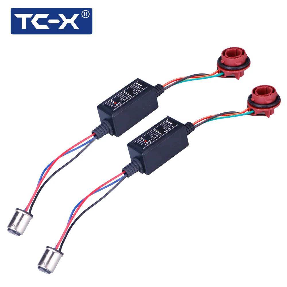 TC X Canbus декодер обманка для светодиодных ламп BAY15D 1157|decoder led|socket ledsocket 1157 |