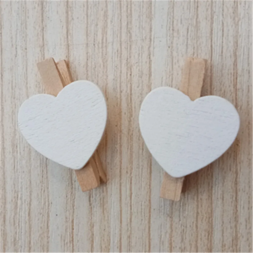 10 шт. деревянные зажимы для одежды в форме сердца | Дом и сад