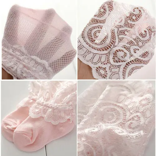 Новое поступление 2019 милые детские кружевные хлопковые носки для маленьких