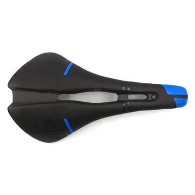 black blue Сверхлегкое широкое велосипедное седло из углеродного волокна для езды на велосипеде, vtt racing mtb saddle road cycling, запасные части - Цвет: black blue