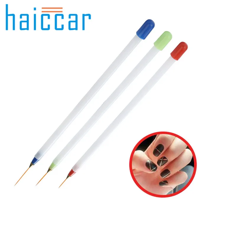 HAICAR 3 шт. кисточка для ногтей инструменты профессиональная ручка рисования