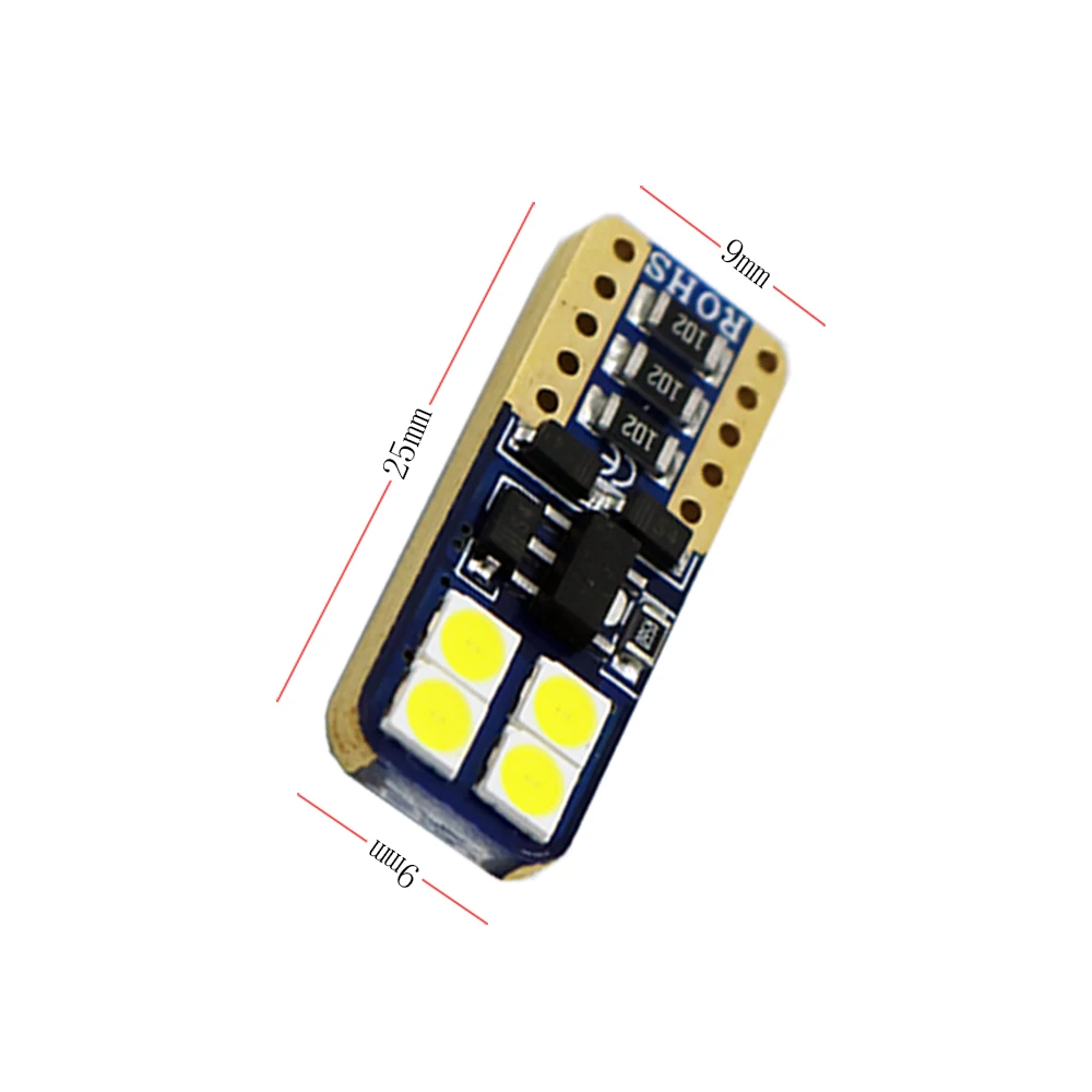 YSY 100 шт T10 8SMD светодиодный t10 автомобильный интерьерный светильник для чтения w5w