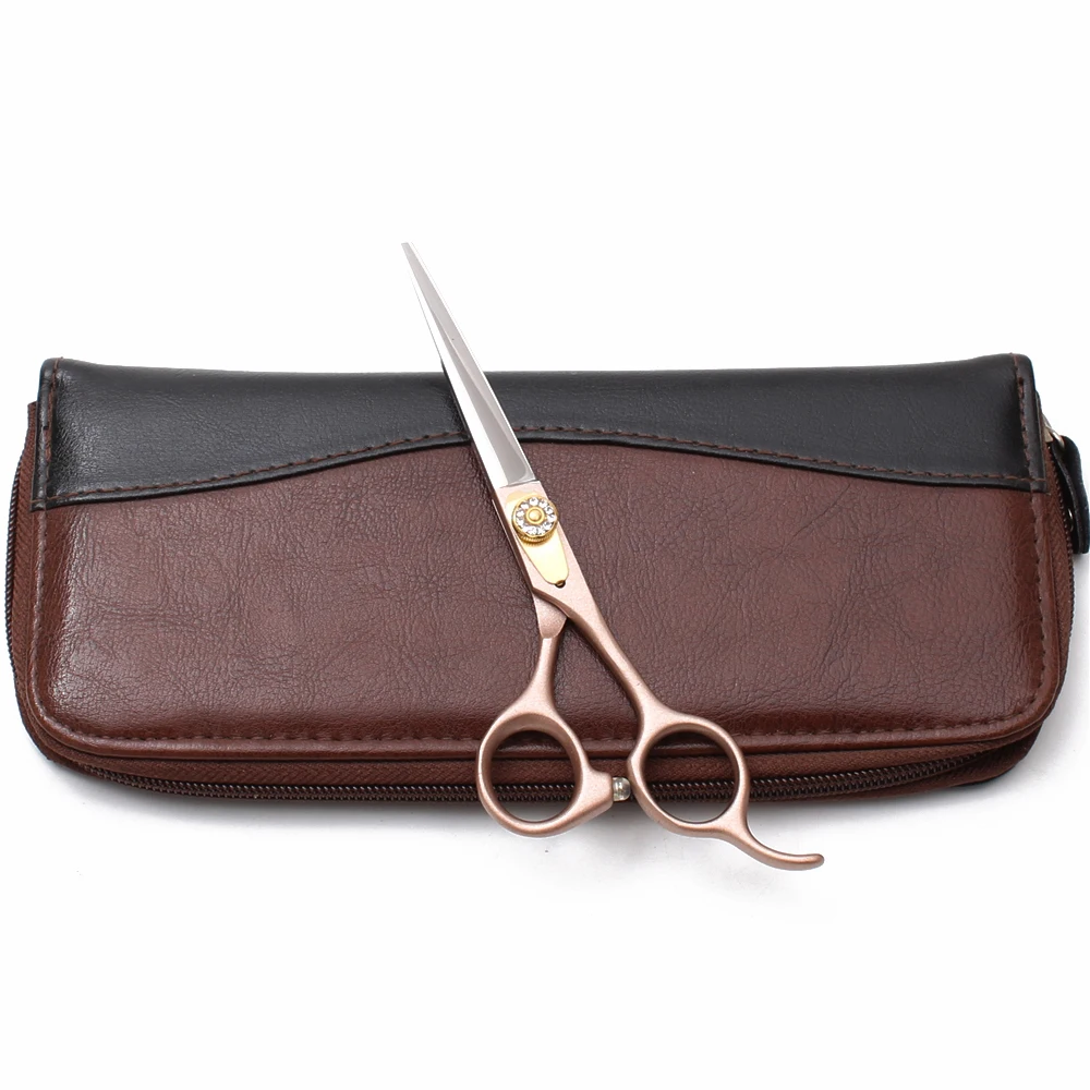 Парикмахерские ножницы из нержавеющей стали с логотипом на заказ 5 дюйма 6 дюймов