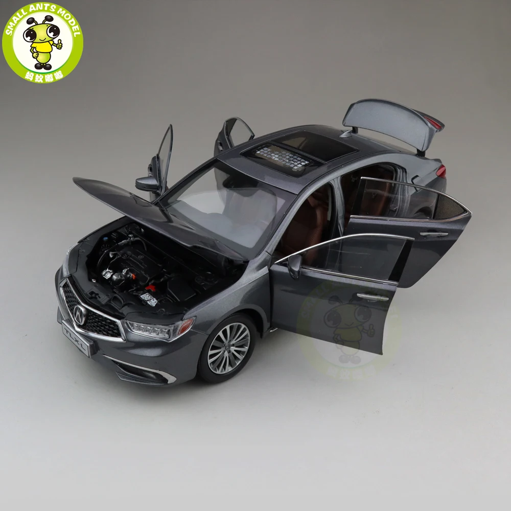 1/18 ACURA TLX L TLX-L литая под давлением Металлическая Модель автомобиля игрушки для детей мальчик девочка подарок коллекция хобби серый