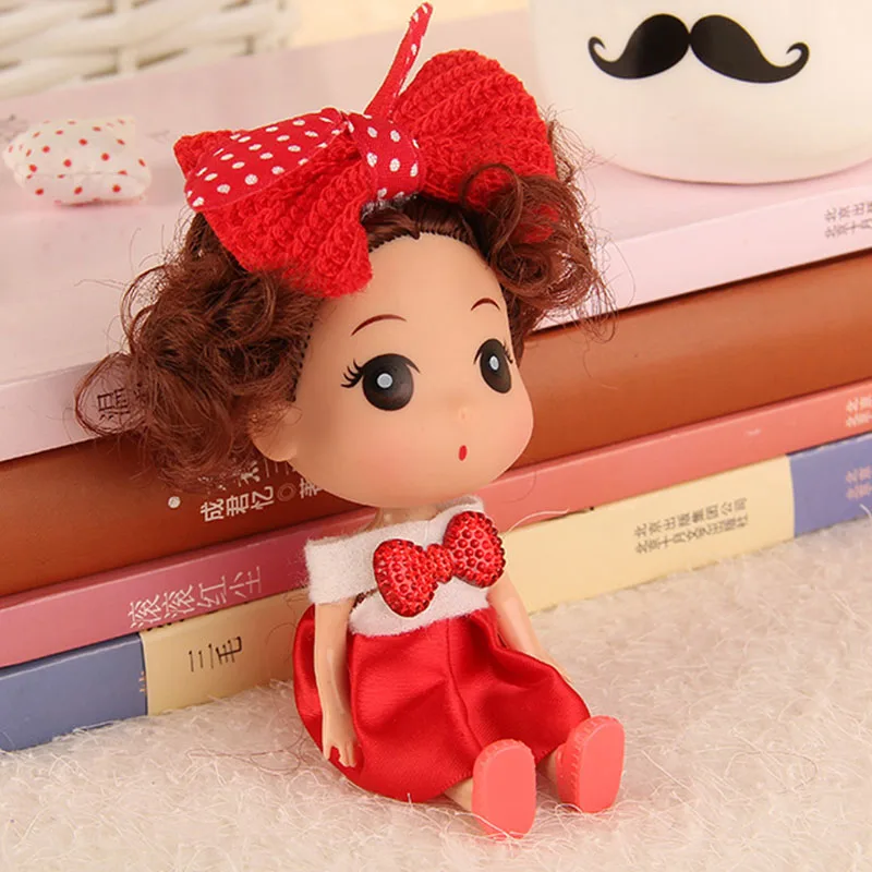 12 см новые куклы DIY Kawaii милые девушки действие пальцем игрушки малыш подарок на