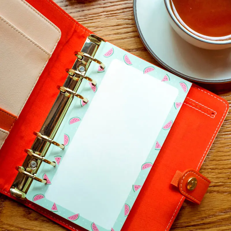 Kawaii Planner A6 kikki персональный органайзер с макарунами из искусственной кожи для