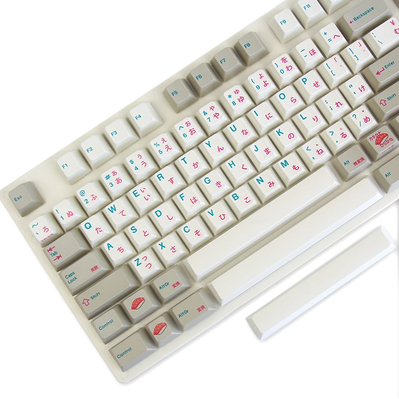 Enjoypbt Японский Суши keycap Вишневый профиль краситель подложенный 117 клавиш для cherry mx
