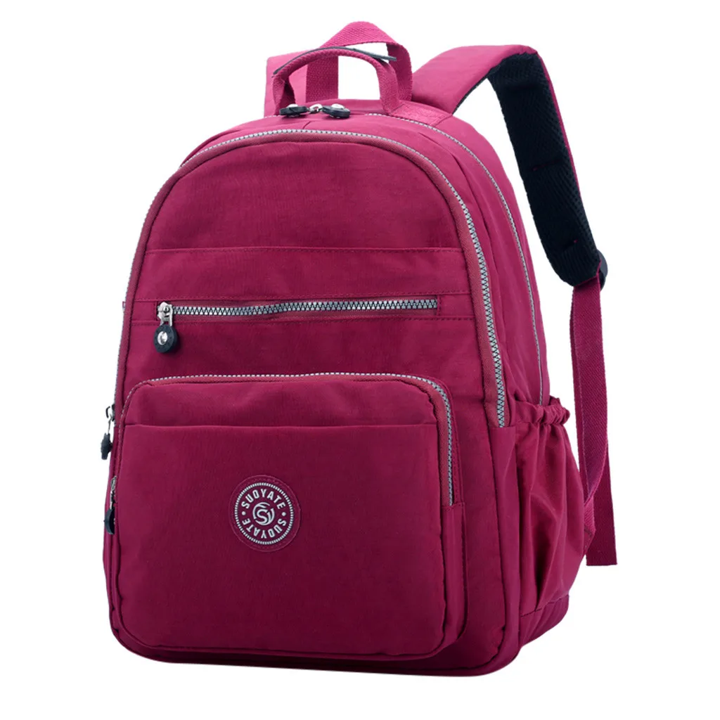F Школьный рюкзак для девочек-подростков Mochila Feminina, женские рюкзаки, нейлоновый водонепроницаемый повседневный рюкзак для ноутбука, женский рюкзак May13 - Цвет: F