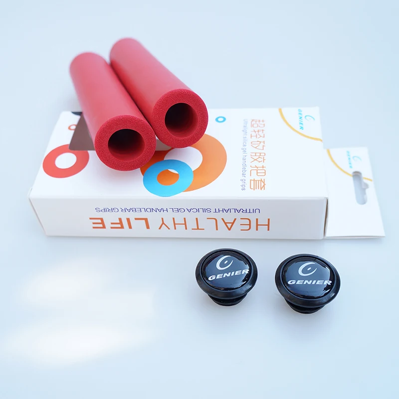 Сверхлегкие силиконовые ручки для руля велосипеда балки высокой плотности MTB