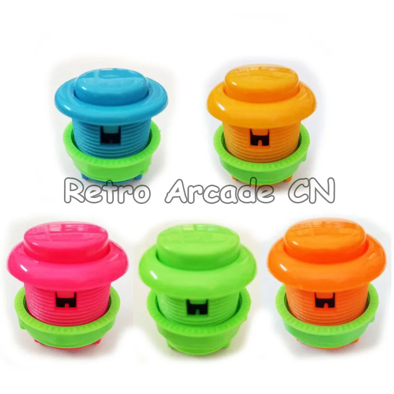 

50pcs 30mm Built-in small microbutton push Button Arcade Machine console parts High quality arcade button for game