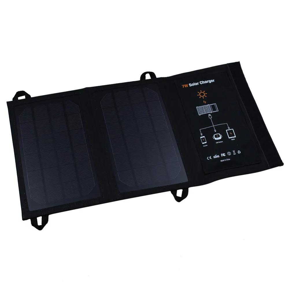Зарядное устройство на солнечной батарее 7 Вт|foldable solar cell|solar cell powercell |