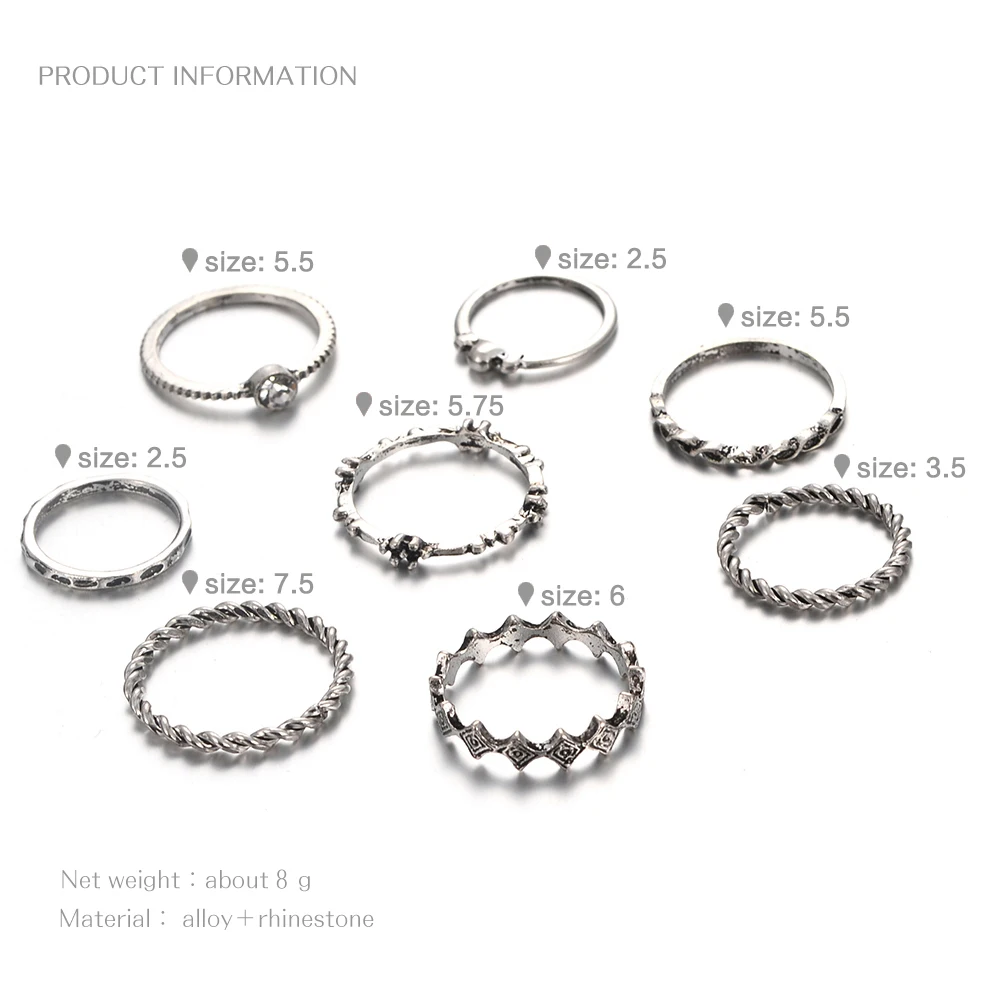 8 шт./компл. Ретро стиль серебряный цвет защита от солнца закрученные резные