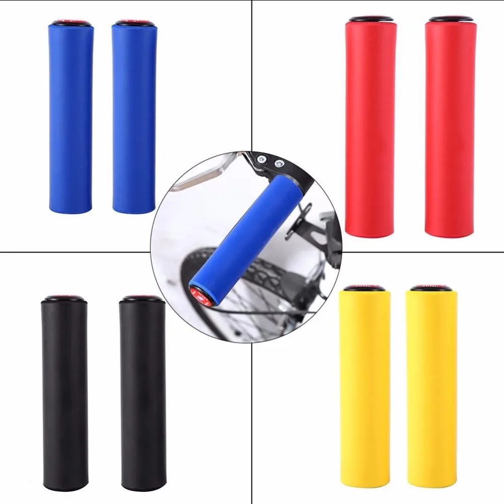 1 пара нескользящих силиконовых накладок на руль велосипеда|handlebar grip cover|grip coverbicycle