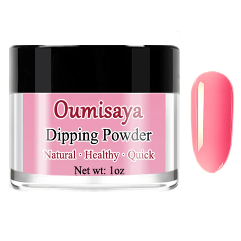 D005 1 унц./шт. Oumisaya порошок для ногтей Цвета, чистый порошок погружения и 10 мл/бутылка Dip полезных мелочей с ярлыком(Базовое покрытие, герметик для защиты, лаки для ногтей - Цвет: D005
