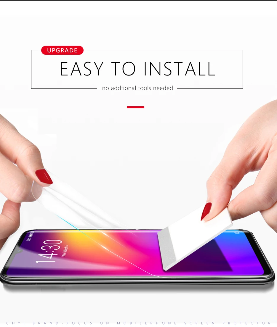 CHYI 3D изогнутая пленка для Meizu Note 9 Защитная пленка для экрана Note9 полное покрытие нано Гидрогелевая пленка с инструментами не закаленное стекло
