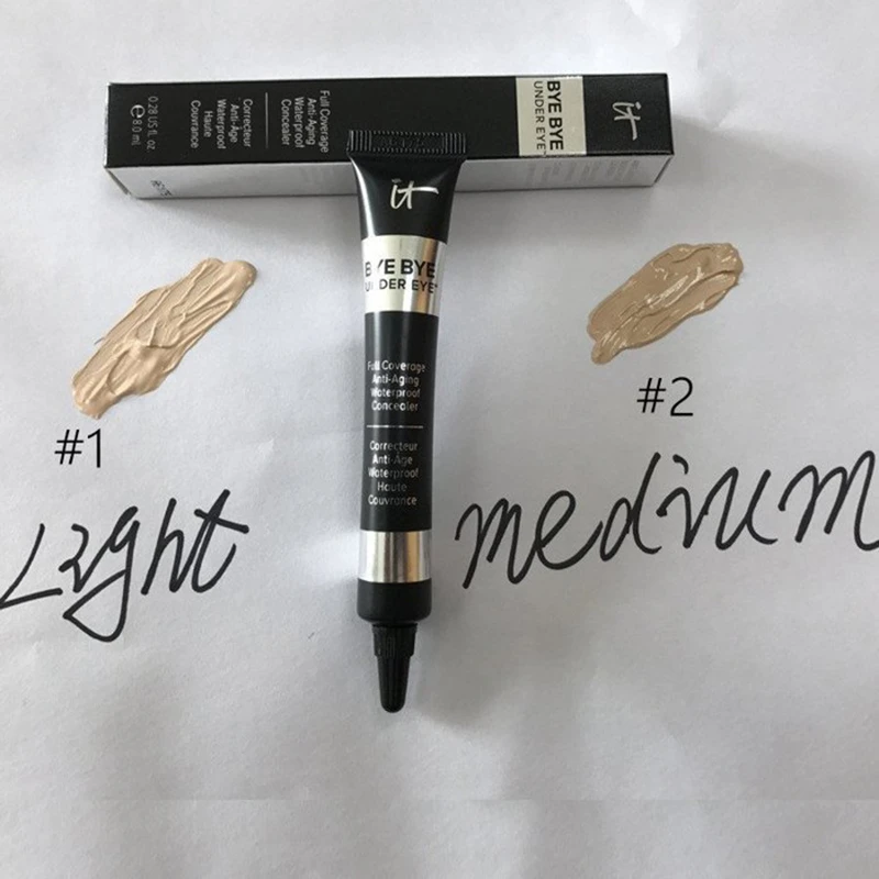 Concealer Cream It Cosmetics Bye Under Eye Full Coverage Waterproof Foundation Medium Light Cover Dark Circles |