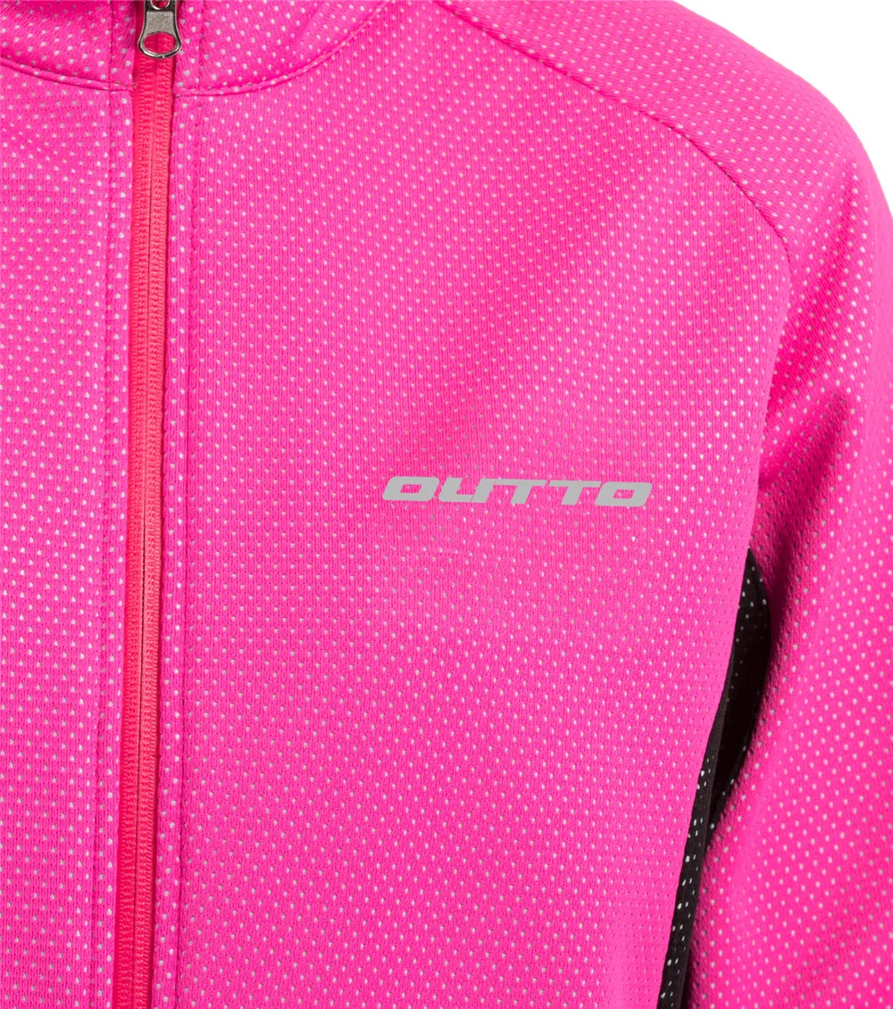 Женская теплая зимняя велосипедная куртка с длинным рукавом и защитой от ветра