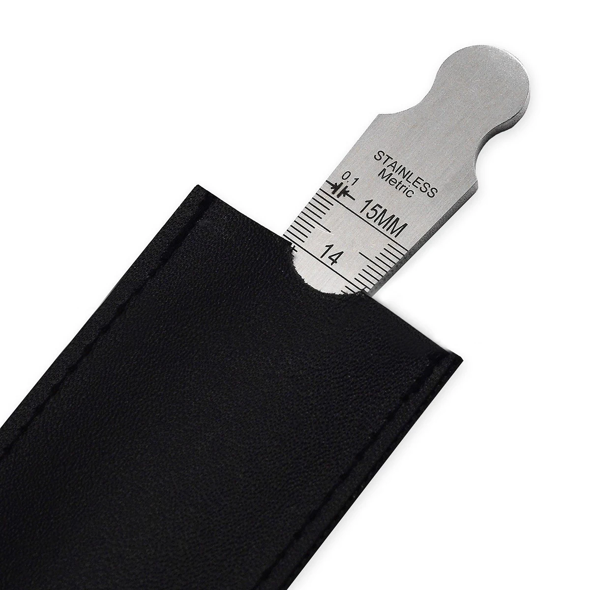 

1pc Inch And Metric Taper Welding Gauge Gage Test Ulnar For Welder Inspection Silver Measuring Gauging Tools