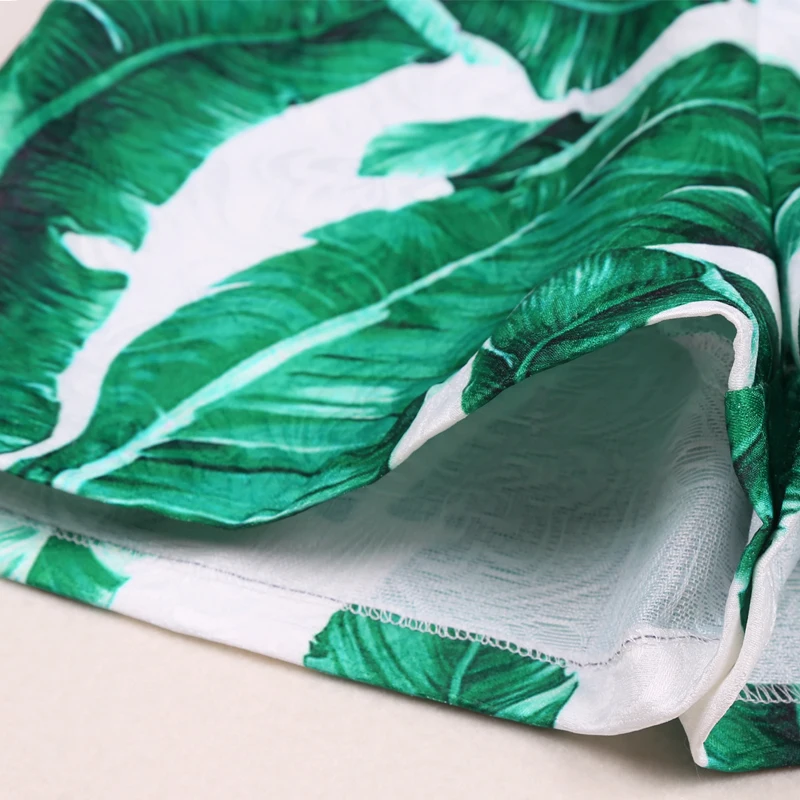 Женские короткие брюки на заказ модельные повседневные шорты с принтом зеленых