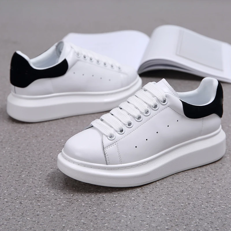 suede black Новинка; Дизайнерская обувь на танкетке; белая женская обувь; спортивная обувь на платформе; женская обувь из воловьей кожи; модная женская обувь из овечьей кожи с блестками - Цвет: suede black