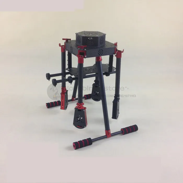 DIY FPV воздушный Дрон алюминиевый сплав складной зонтик Квадрокоптер рама из чистого углеродного волокна колесная база 500-550-650мм