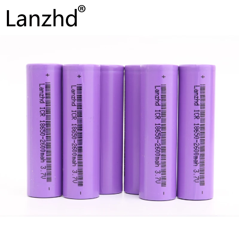1-10 шт 5с аккумулятор 18650 литиевые батареи 2600mah Li-lon 3,7 V батарея для электрической дрели игрушки электронные сигареты